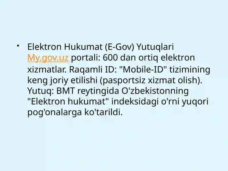O‘zbekiston Respublikasida Raqamli Transformatsiya Jarayonlari 4