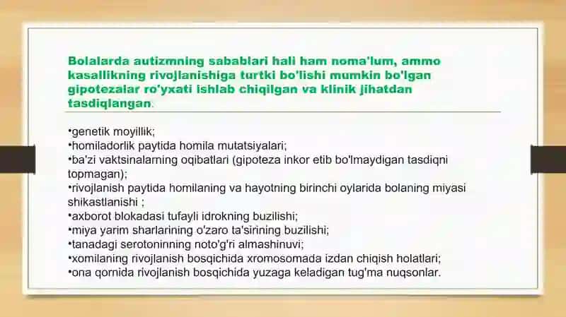 AUTIZIM BOLALAR 4