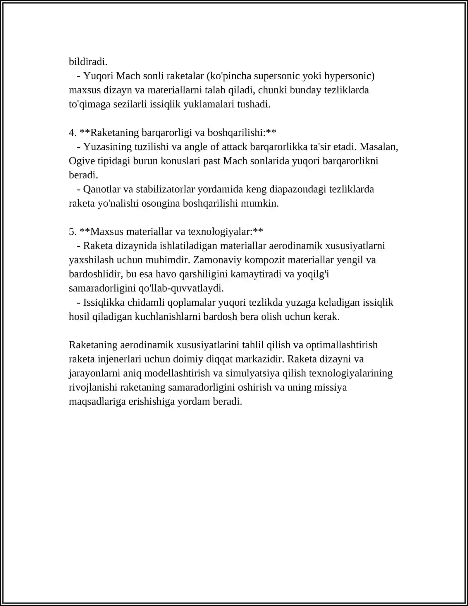 TURLI GEOMETRIK SHAKLLARDAN HARAKATLANUVCHI MODELLAR QURISH-YASASH.RAKETA MODELINI QURISH-YASASH 4