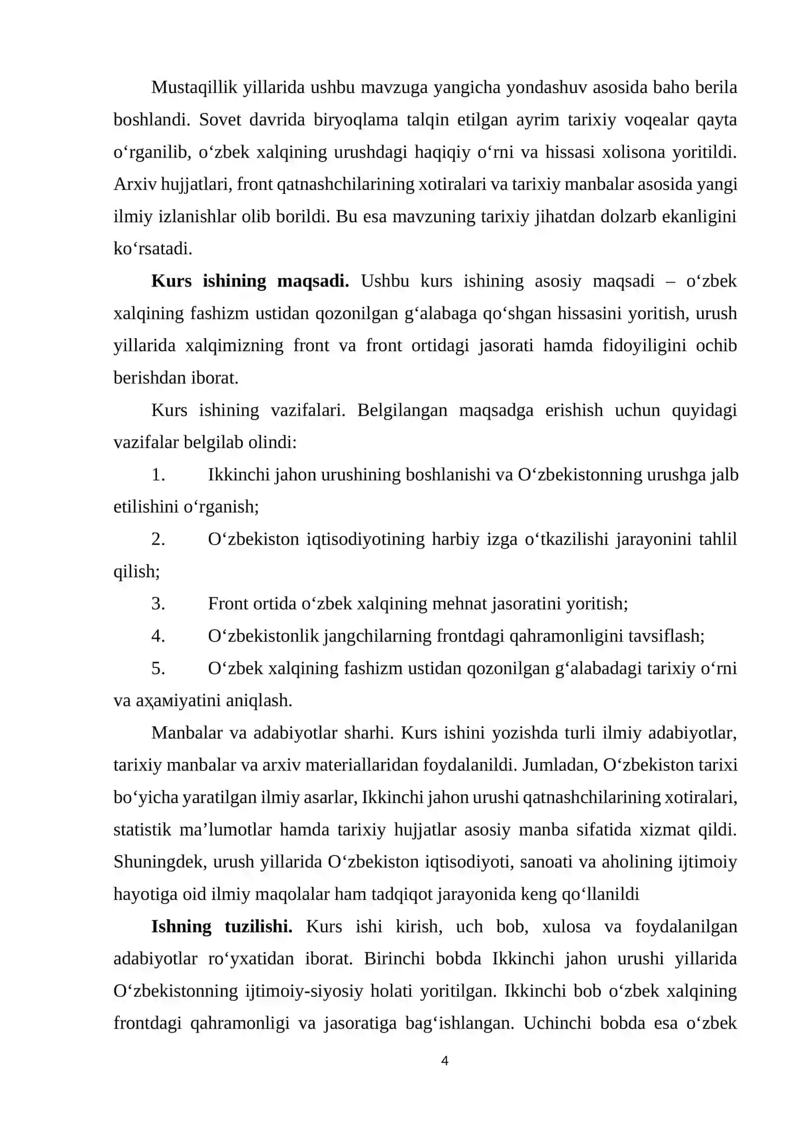 O‘ZBEK XALQINING FASHIZM USTIDAN QOZONILGAN GʻALABAGA QOʻSHGAN HISSASI 4