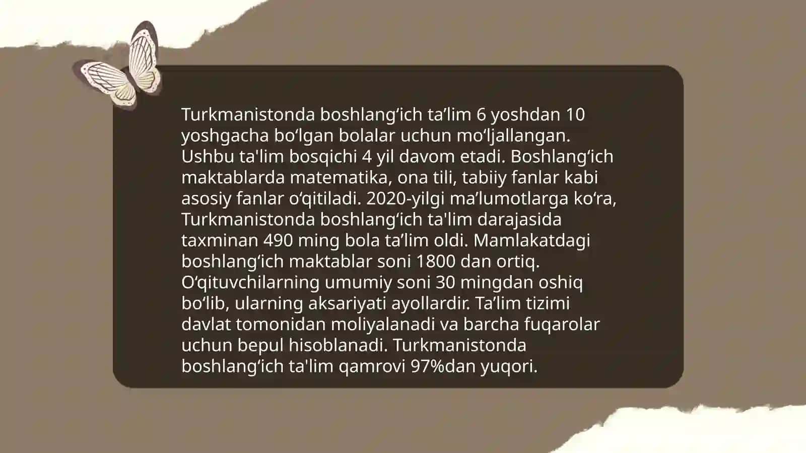 Turkmaniston ta'lim tizimi tarixi 4