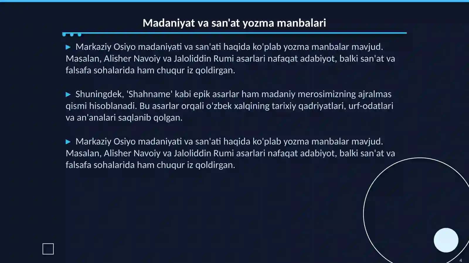 Markaziy Osiyo tarixiy yozma manbalari 4