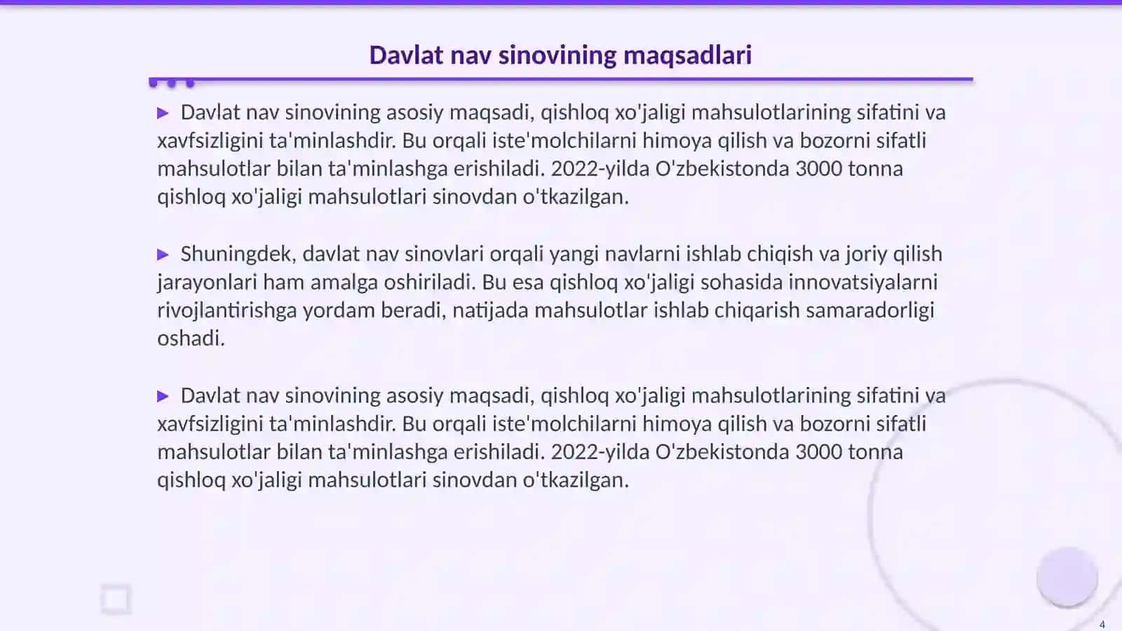 Davlat nav sinovi vazifalari 4
