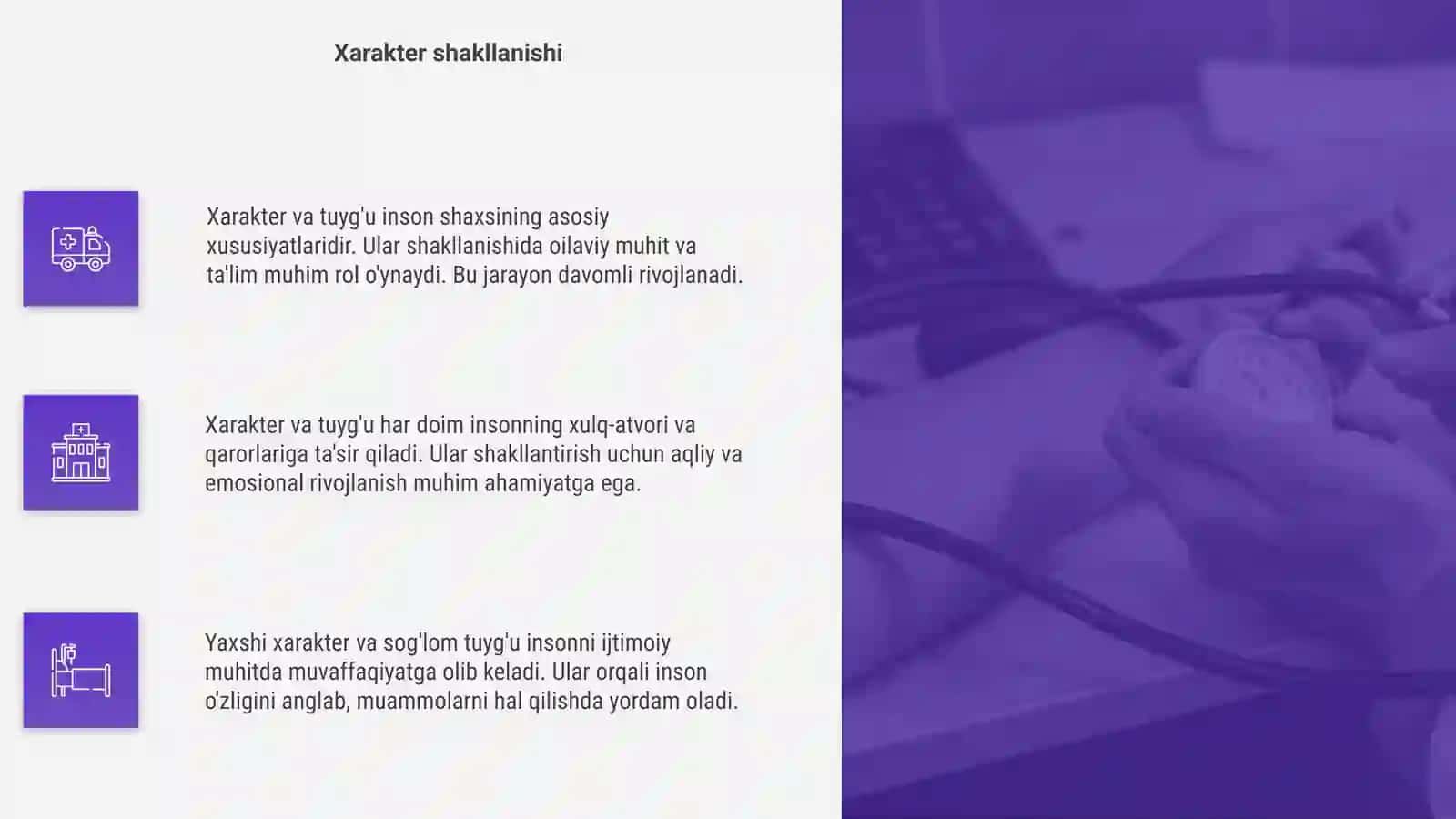 Xarakter va tuyg'u 4