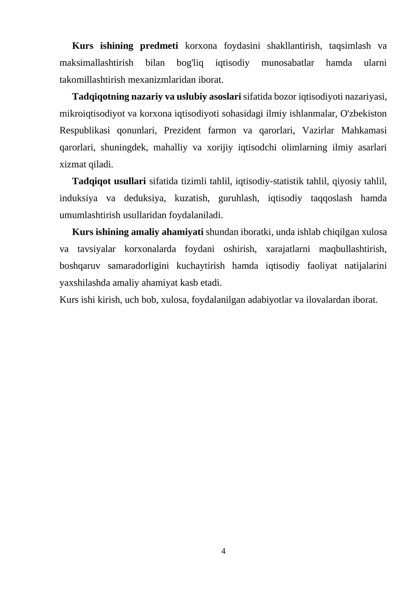 Korxonalar foydasi va maksimallashtirish usullari 4