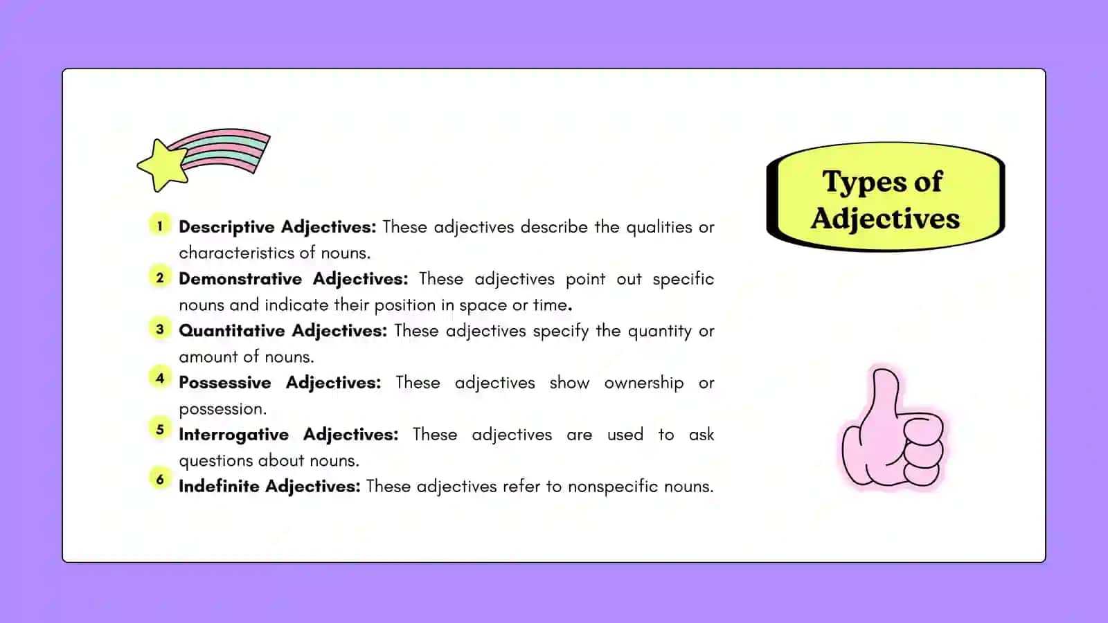 Adjectives to describe feelings 4