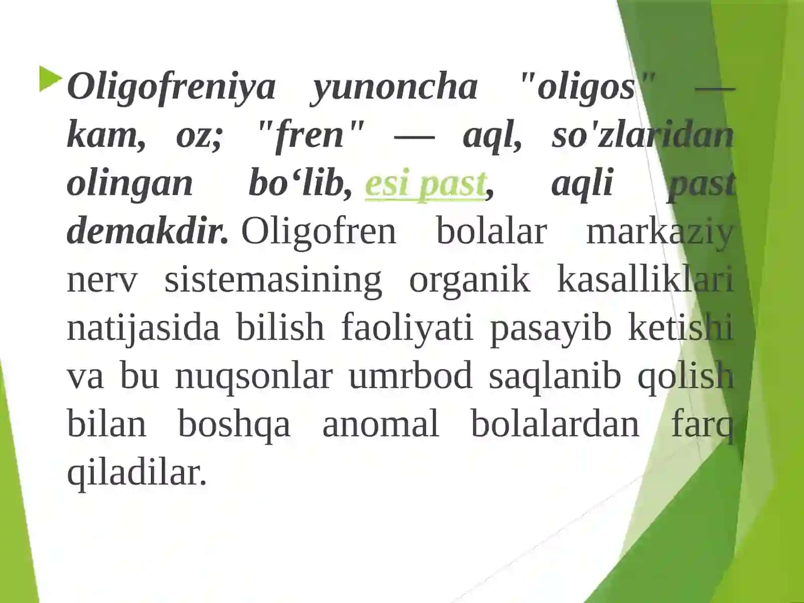 AUTISTIK SPEKTORI BUZILGAN 1- SINF O‘QUVCHILARINING PSIXOLOGIK XUSUSIYATI 4