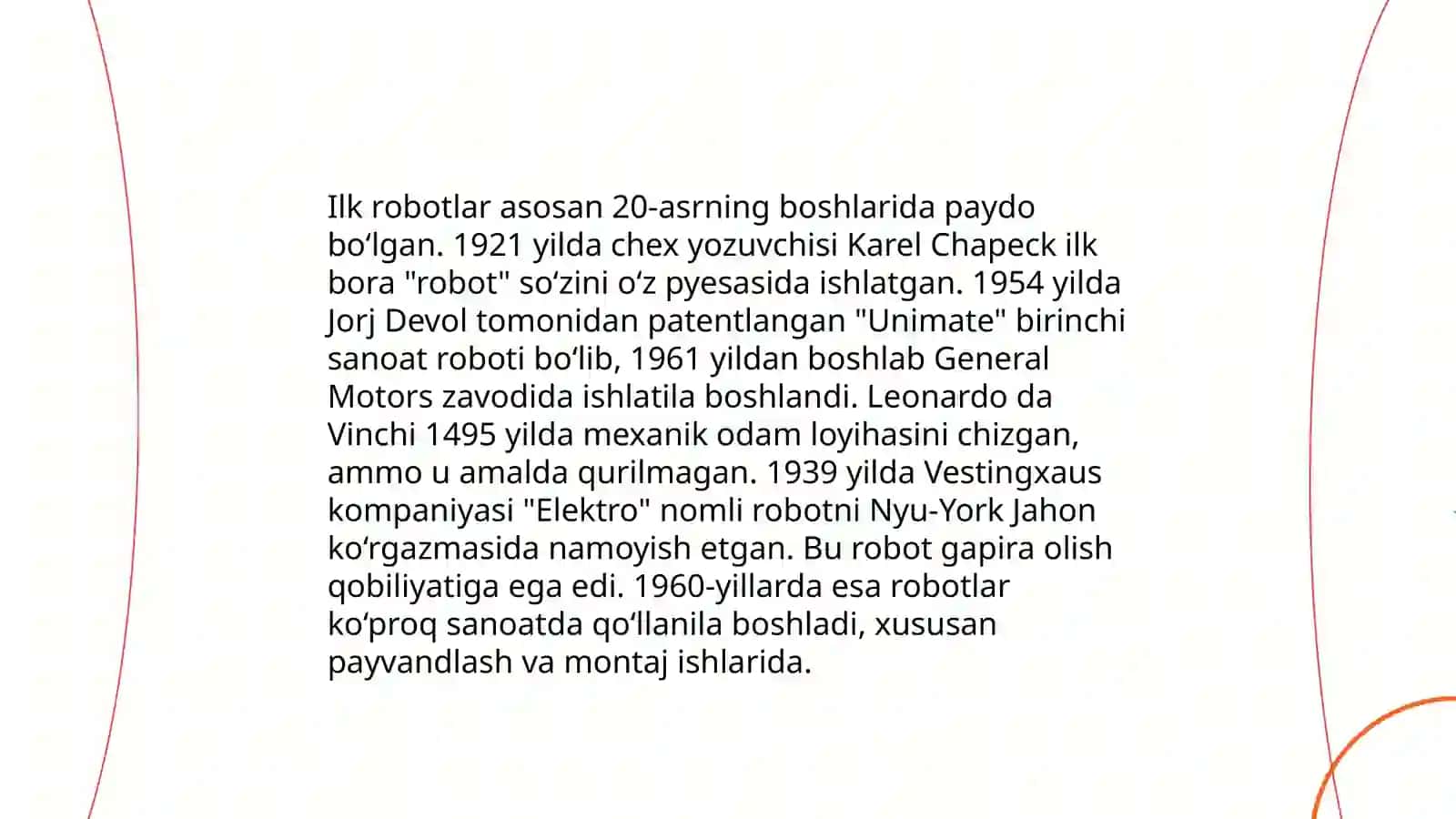Robotatexnikaning tarixi 4