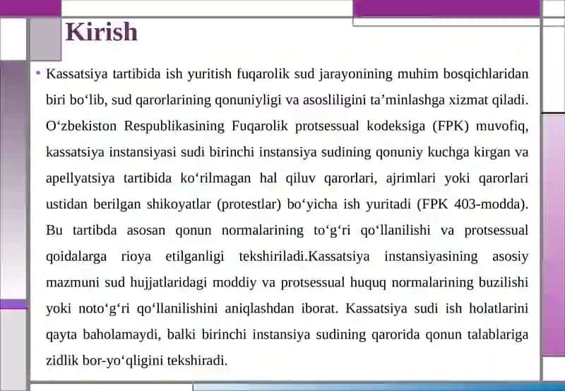 KASSATSIYA TARTIBIDA ISH YURITISH MAZMUNI VA AHAMIYATI 4
