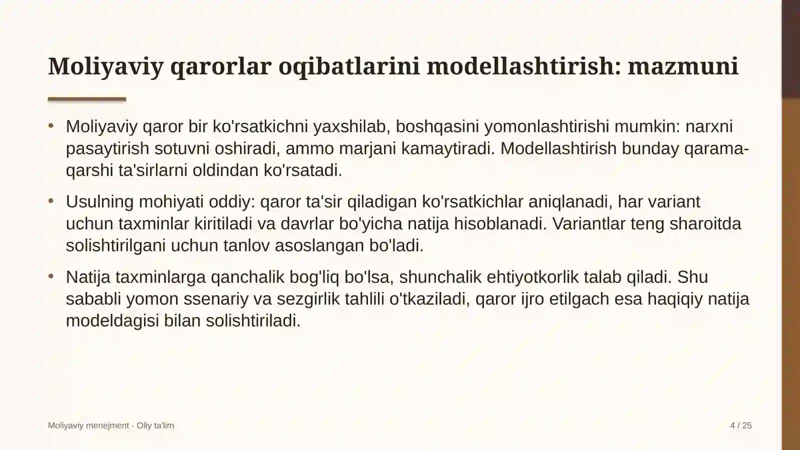 sog'liqni saqlash tizimida moliyaviy qarorlar oqibatlarini modellashtirish 3422 4