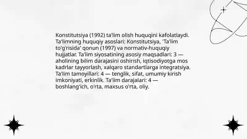 O‘zbekiston talim tizimi 4