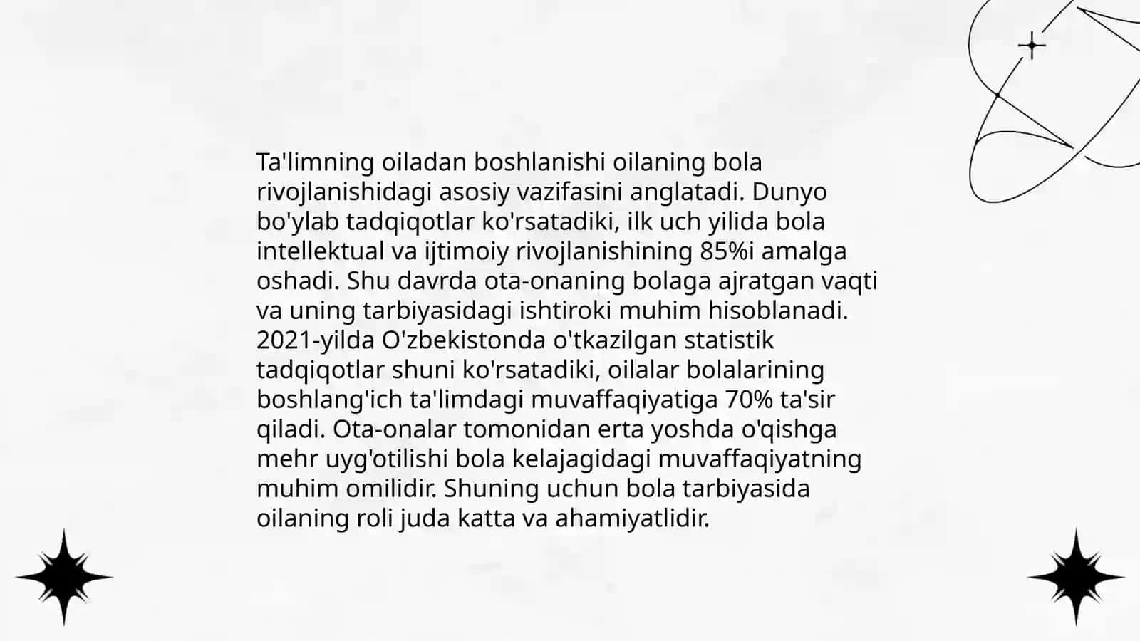 Bolalarni maktabga tayyorlashda oilaning oʻrni 4