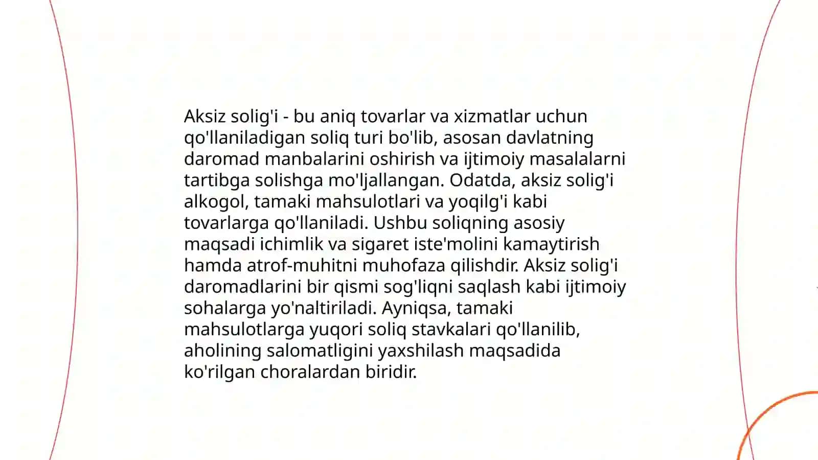Aksiz solig'i va uning soliq tizimida tutgan o'rni 4