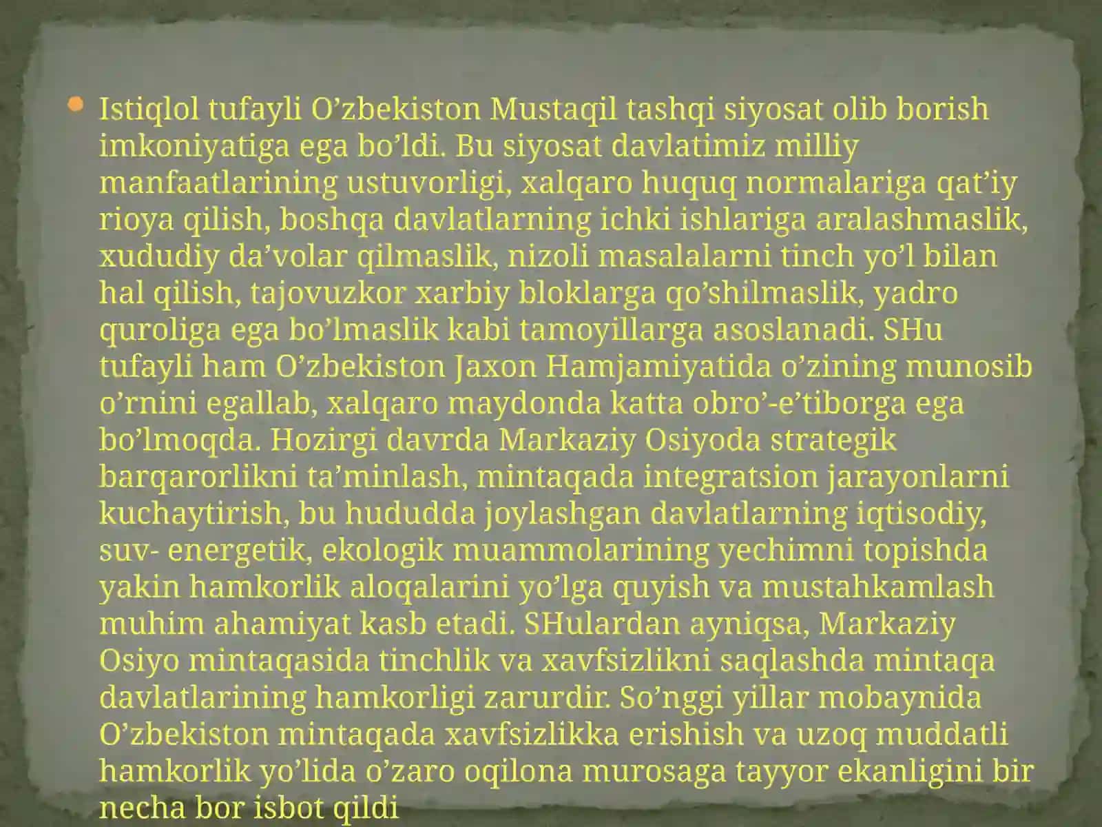 Markaziy Osiyo dəmli ta'lim 4