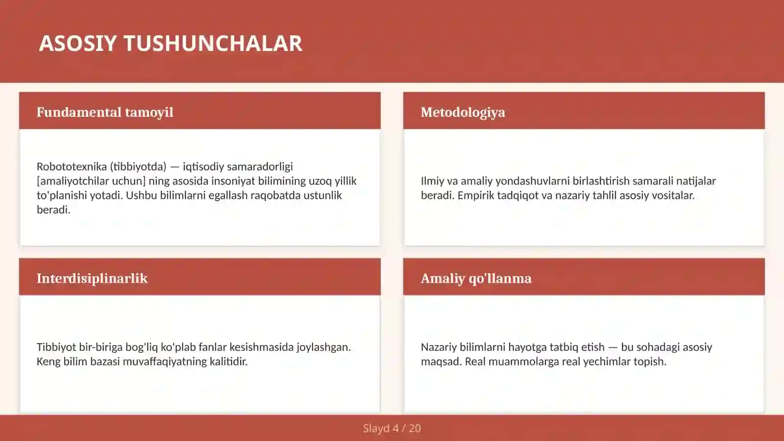 Robototexnika (Tibbiyotda) — Iqtisodiy Samaradorligi (Amaliyotchilar Uchun) 4