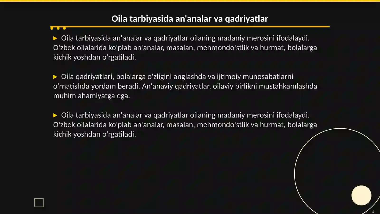 Oila tarbiyasi 4