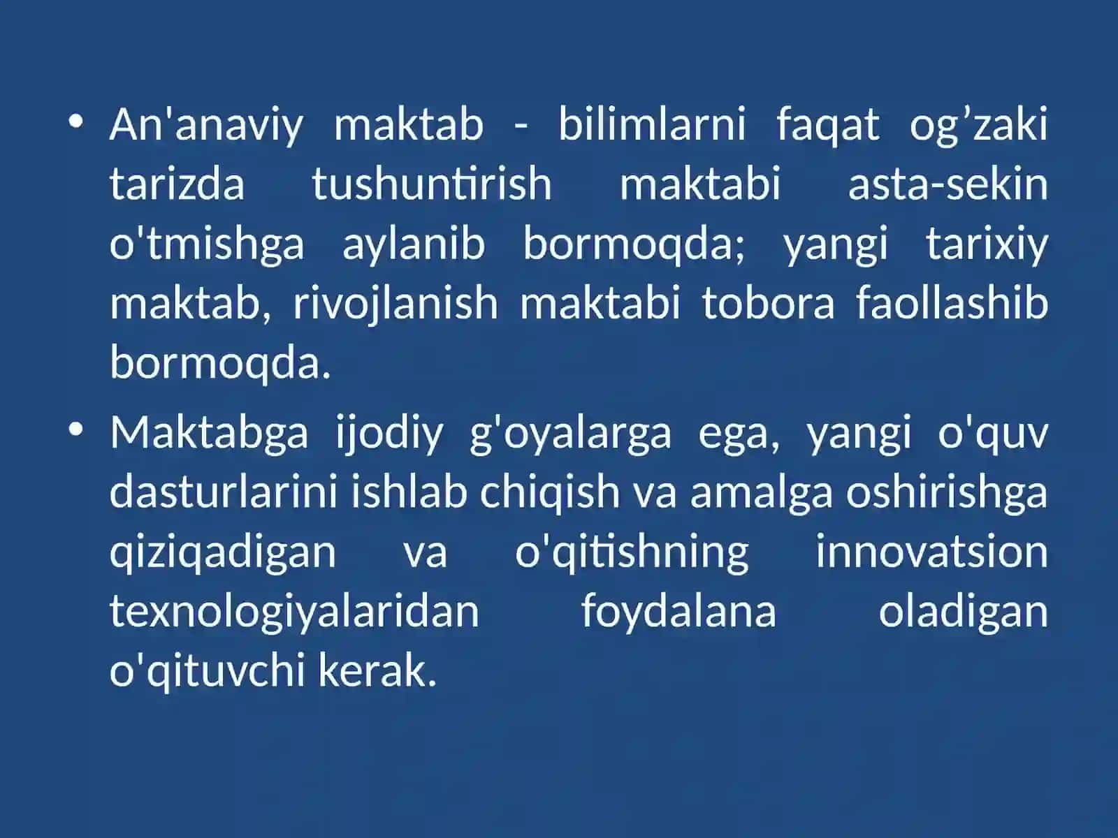 Zamonaviy tarix darslari 4