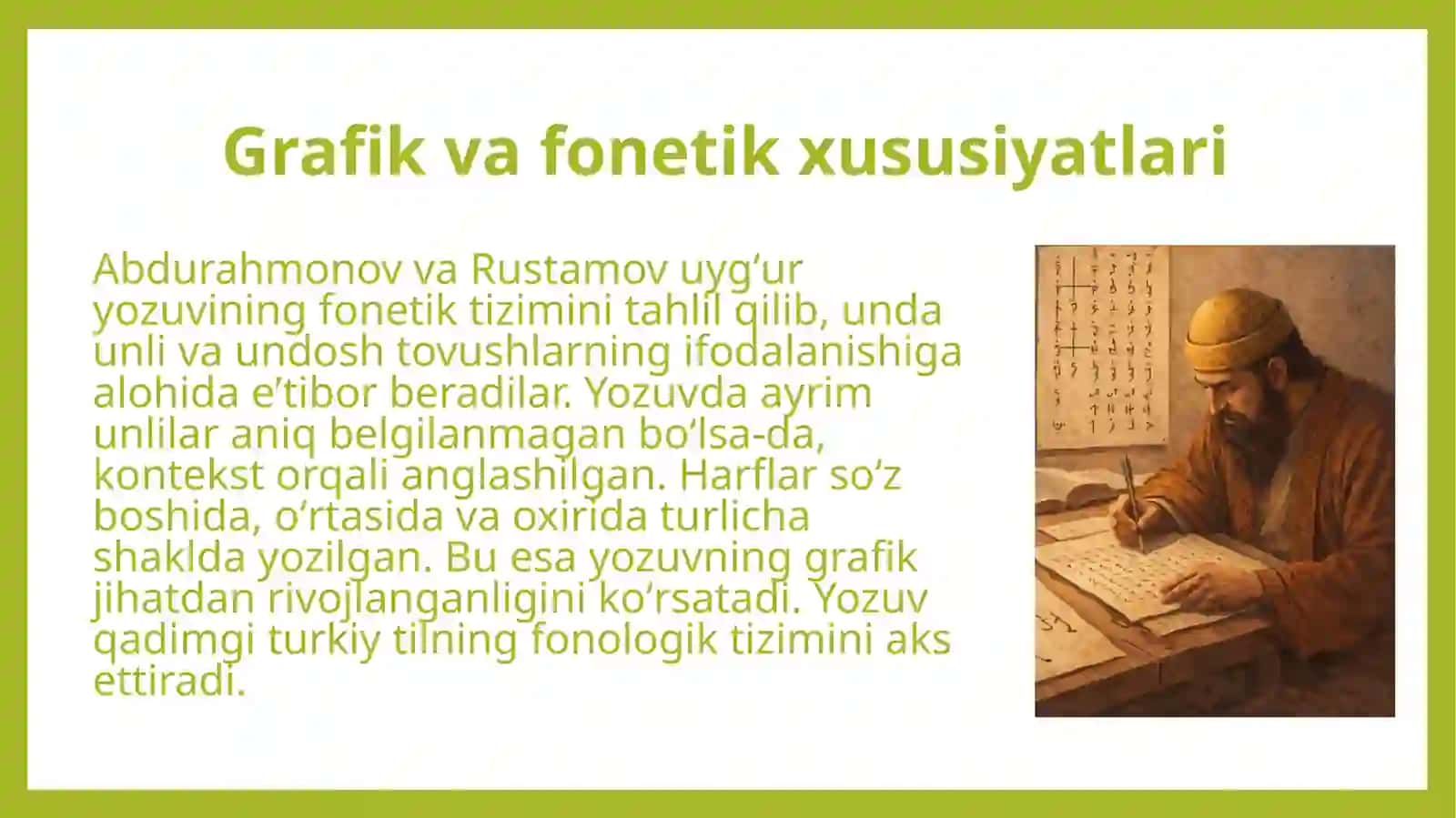 Uygʻur yozuvi va uning bitiktoshlari 4