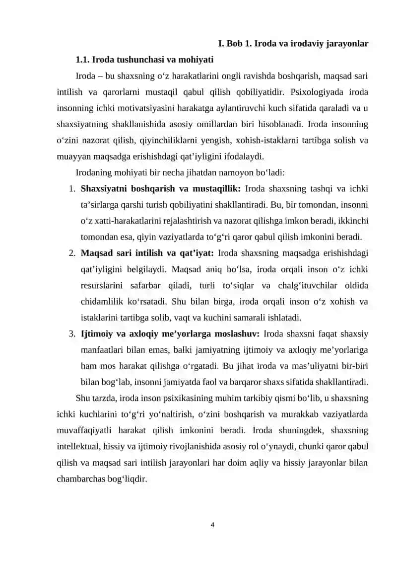 BIOLOGIYA YO’NALISHI REFERAT 4