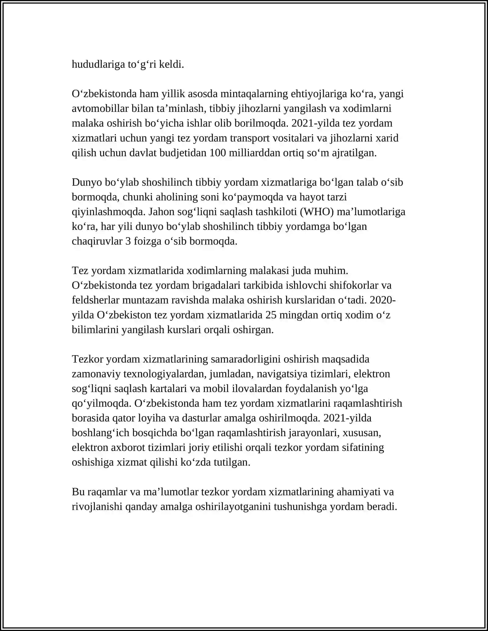 Tezkor yordam xizmatlari 4