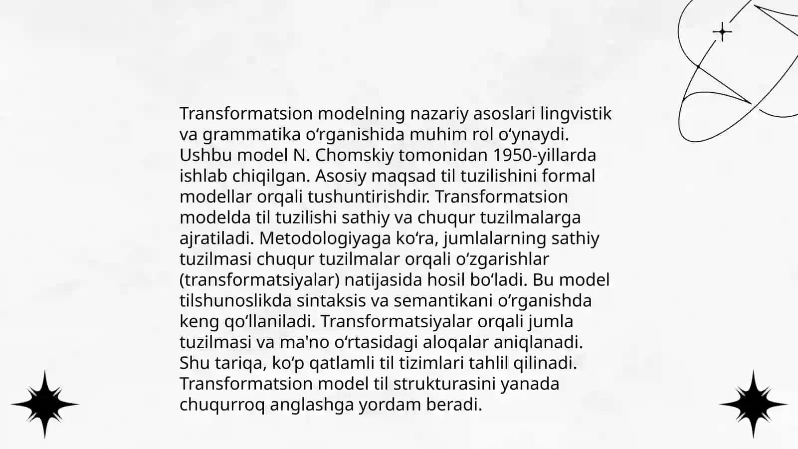 Nutqni organishda transformatsion model 4