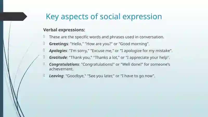Social expressions 4