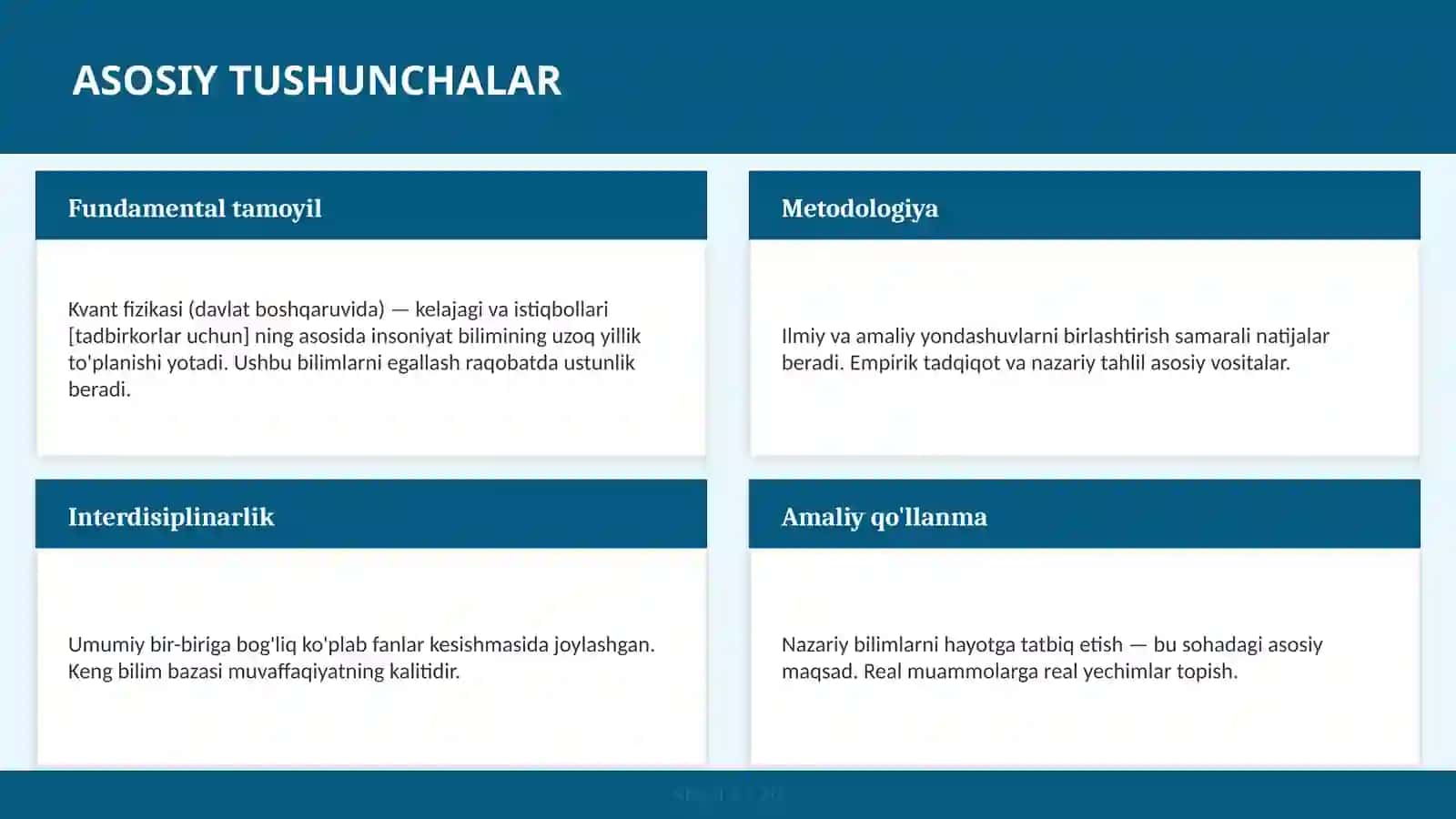 Kvant fizikasi (davlat boshqaruvida) — kelajagi va istiqbollari [tadbirkorlar uchun] 4