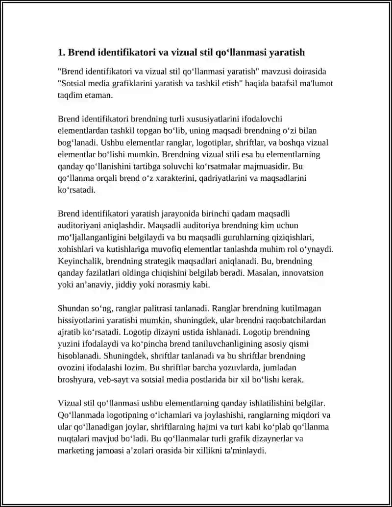 SOTSIAL MEDIA GRAFIKLARINI YARATISH VA TASHKIL ETISH 4