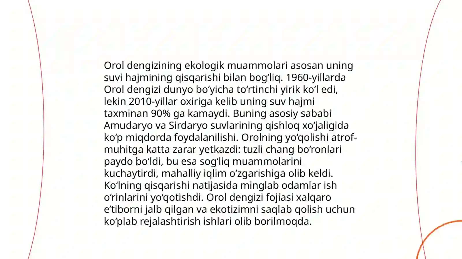 Oʻzbekiston respublikasining ekalogiyasi 4