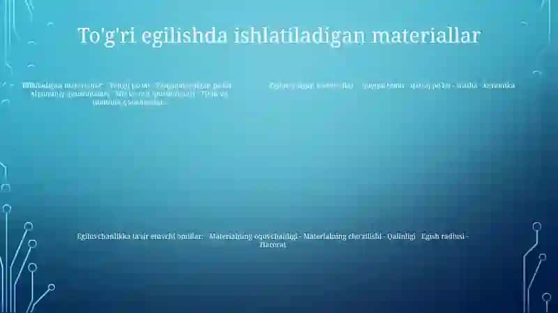 Tekis Egilish 4