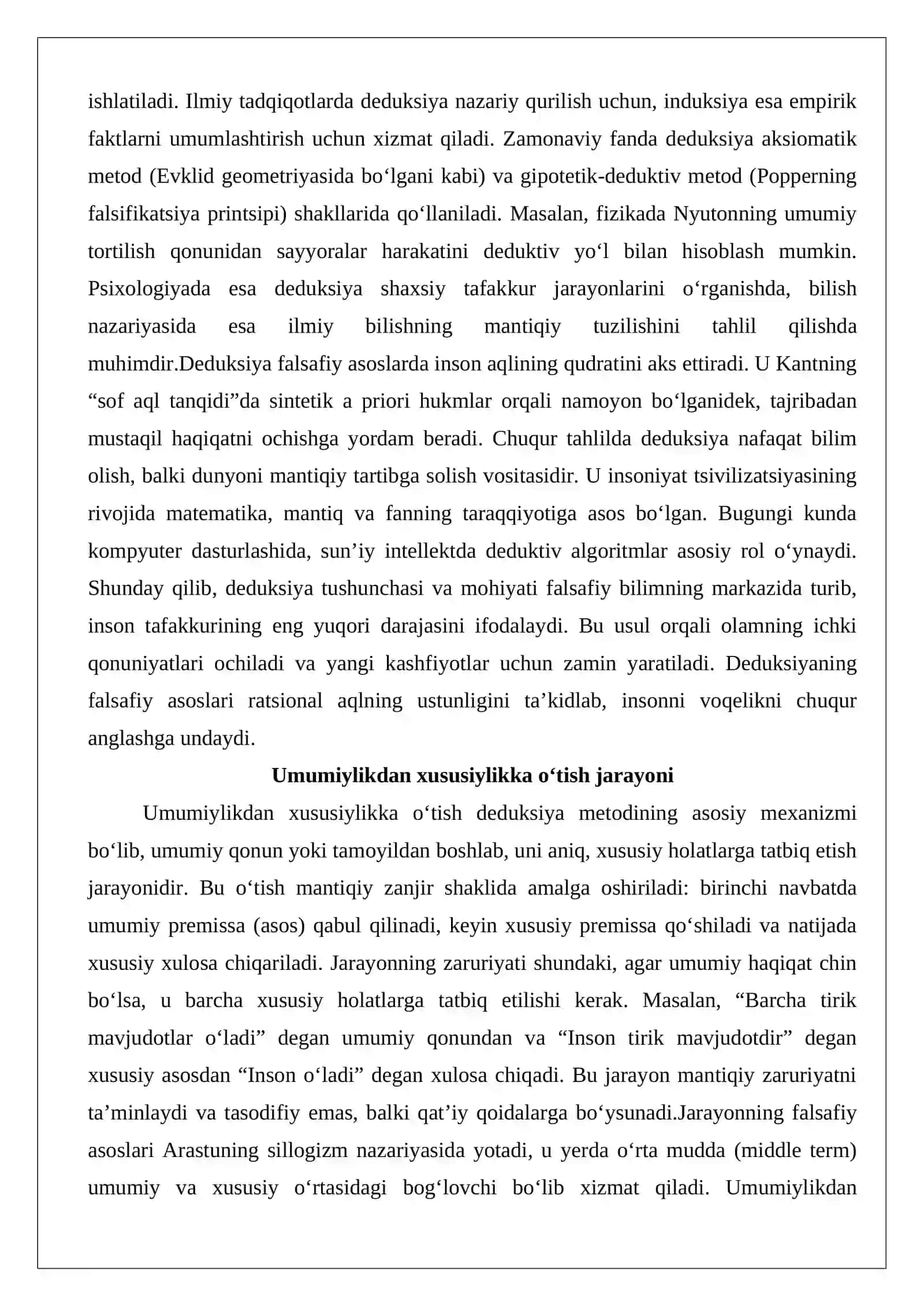 Deduksiya va induksiya metodlari 4
