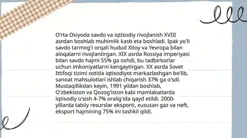 IX - XV asrlarda O'rta Osiyodagi iqtisodiy fikrlar. XIX asr o'rtalaridagi namoyondalar. Senior, Bastiya, Mak Kulox va Kerilarning iqtisodiy qarashlari 4
