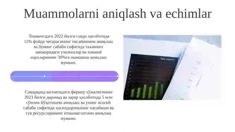 Foyda yoki zarar togrisidagi hisobot 4