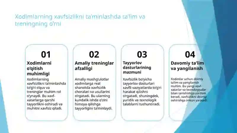 Mehmonxonalardaxonalar bo'limida mehnat muhofazasini tashkil qilish 4