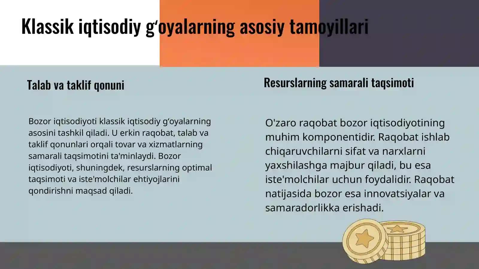 Klassik iqtisodiy gʻoyalar va ularning asosiy tamoyillari 4