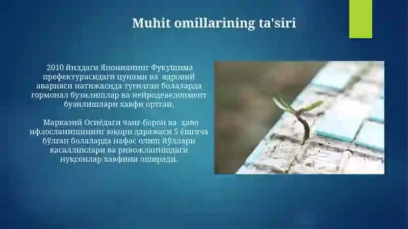 Teratogenlar va ularning turlari 4