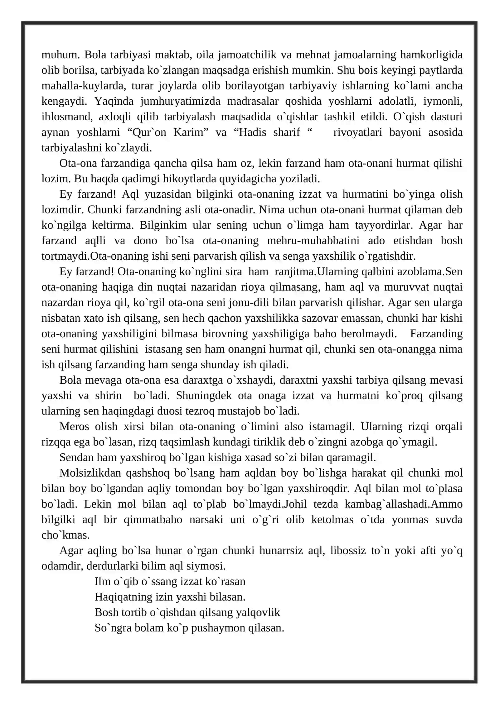Oila tarbiyasi asoslari 4