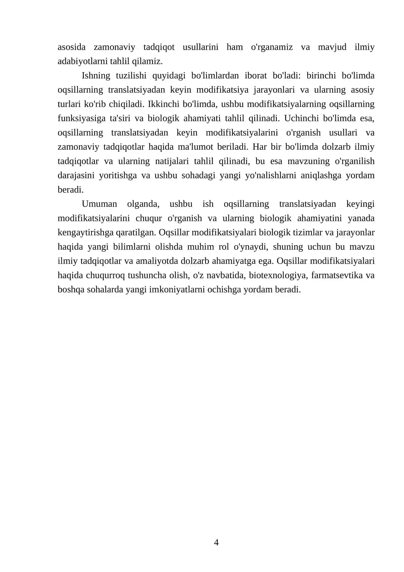 Turli xil oqsillarning translatsiyadan keyingi modifqlatsiyalari 4