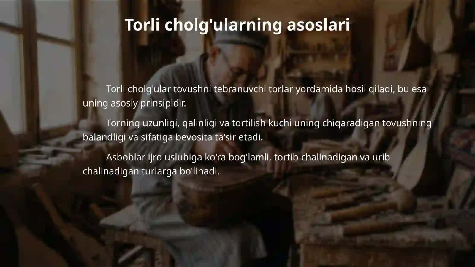 Torli cholg'ular 4
