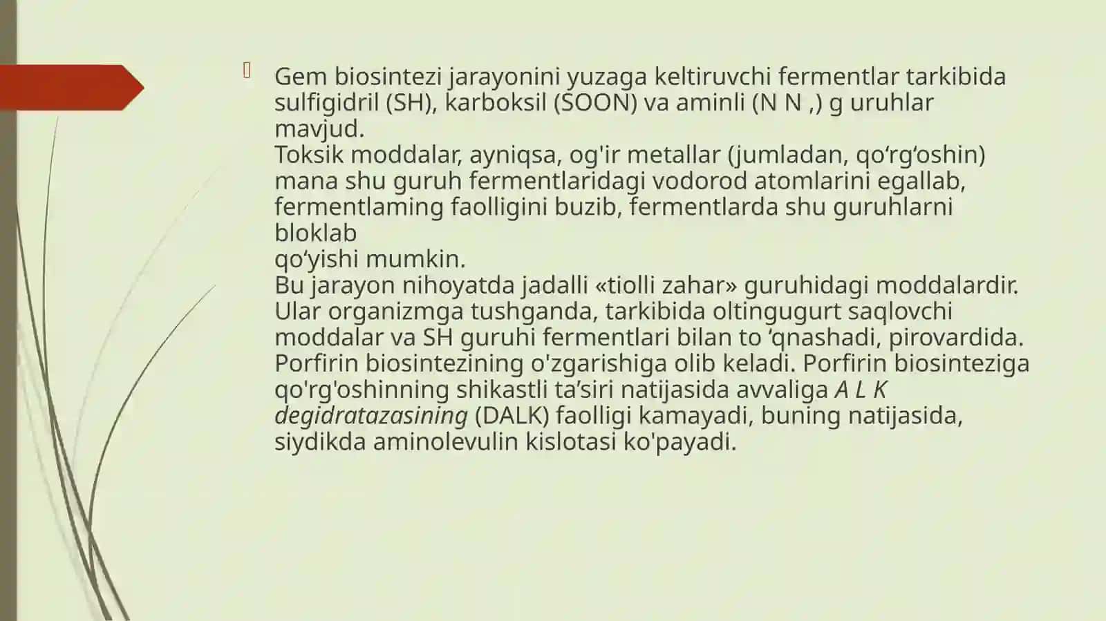 Qo'rg'oshindanzaharlanish patogenezi 4