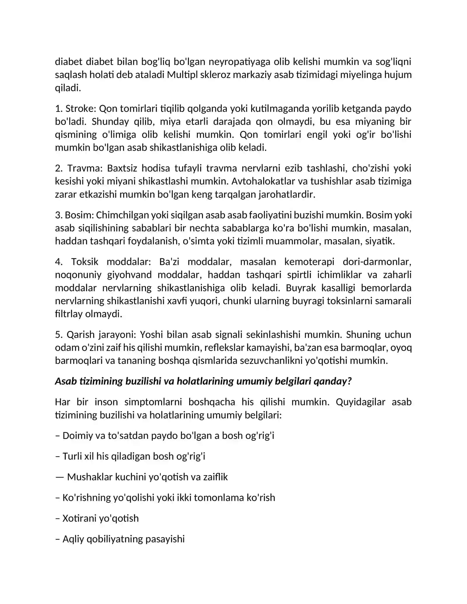 Miya anatomiyasi va nutq funksiyalari: markaziy asab tizimi 4