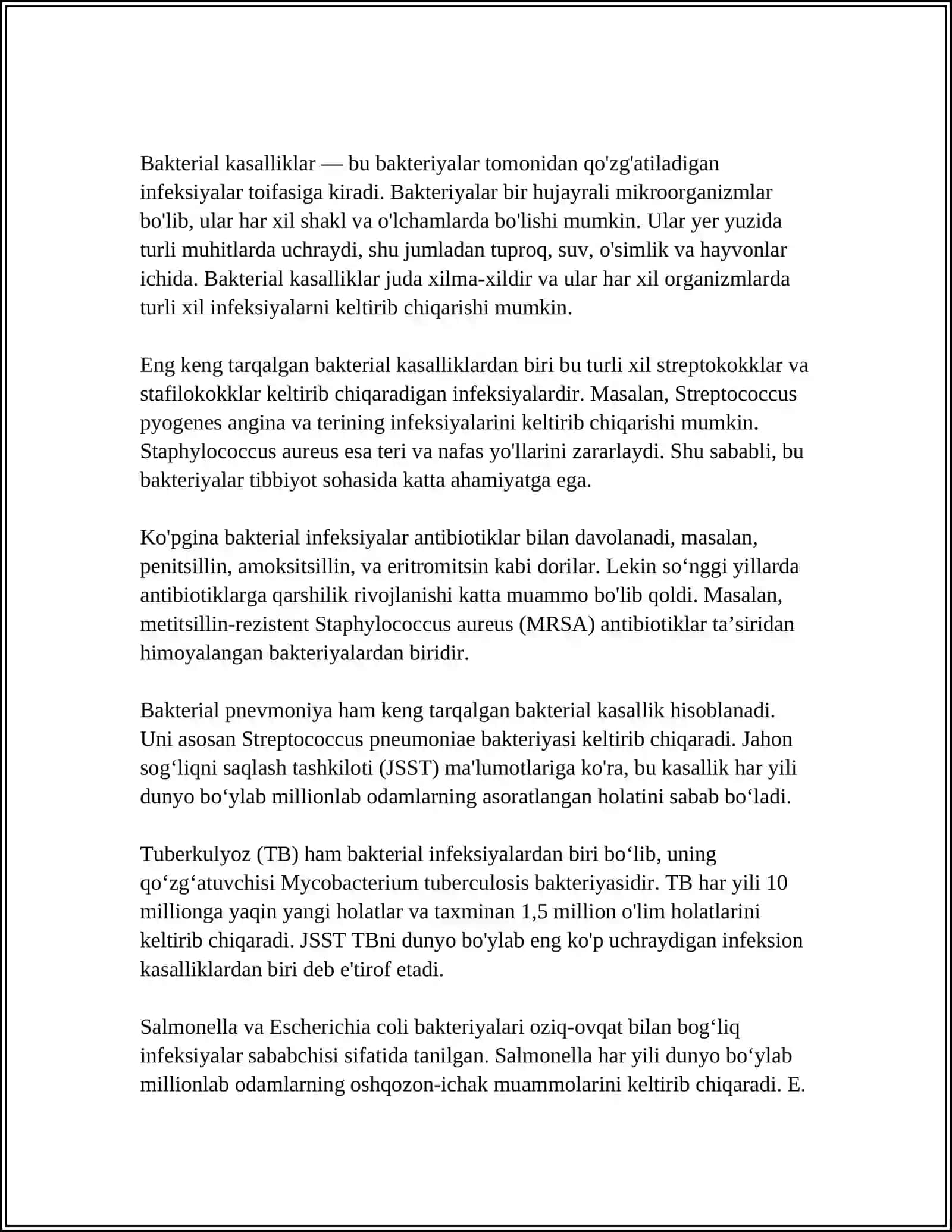 QISHLOQ XO‘JALIK EKINLARI KASALLIKLARI TURLARI BO‘YICHA MA’LUMOTLAR BAZASINI SHAKLLANTIRISH 4