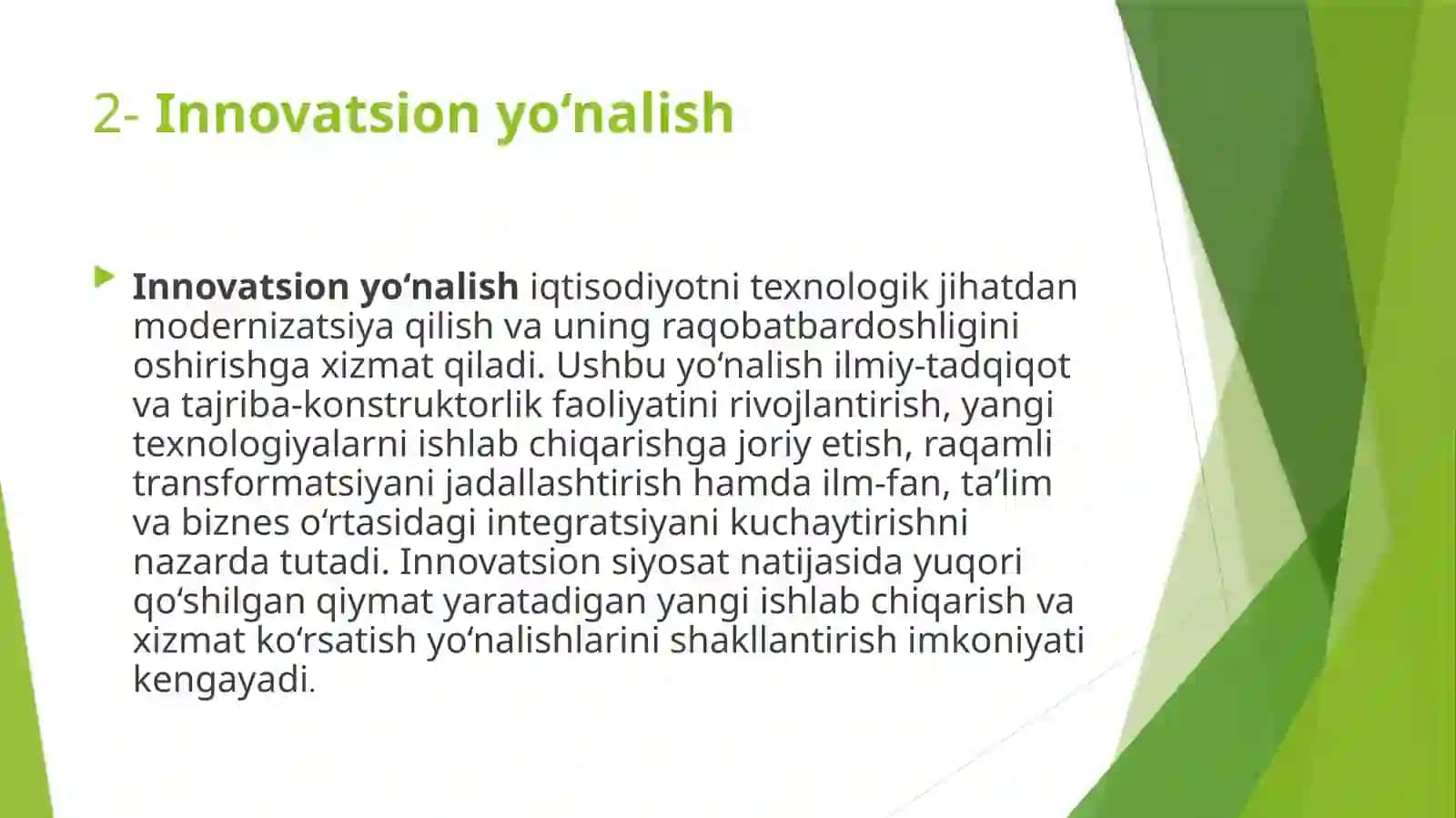 Rivojlanish siyosati asoslari mohiyati zaruriyati 4