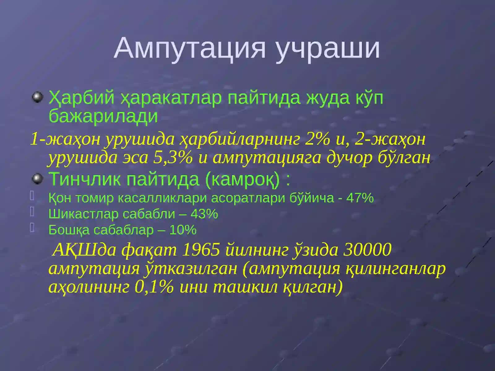 Ампутация. Amputatsiya 4