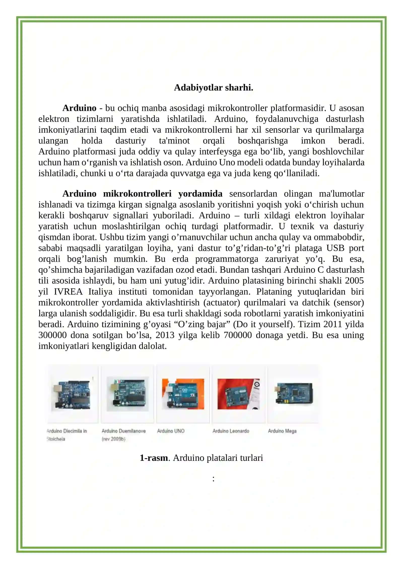 Arduino asosida avtomatik yoritish tizimi loyhasi 4