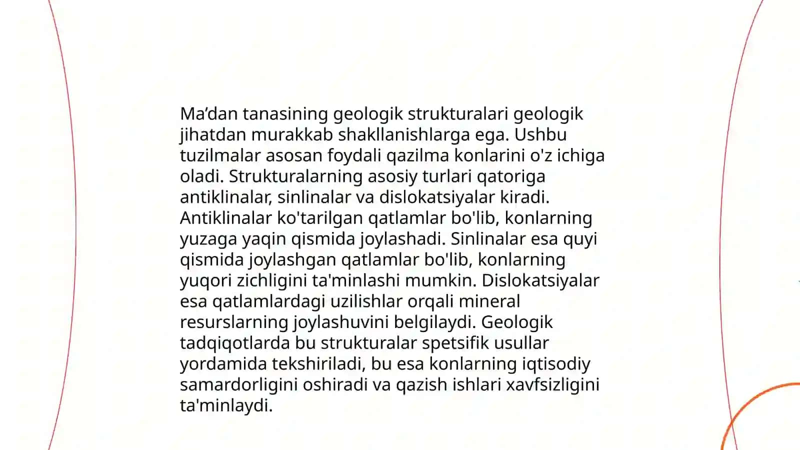 Muruntov oltin koni geologik xaritasini tahlil qilish 4