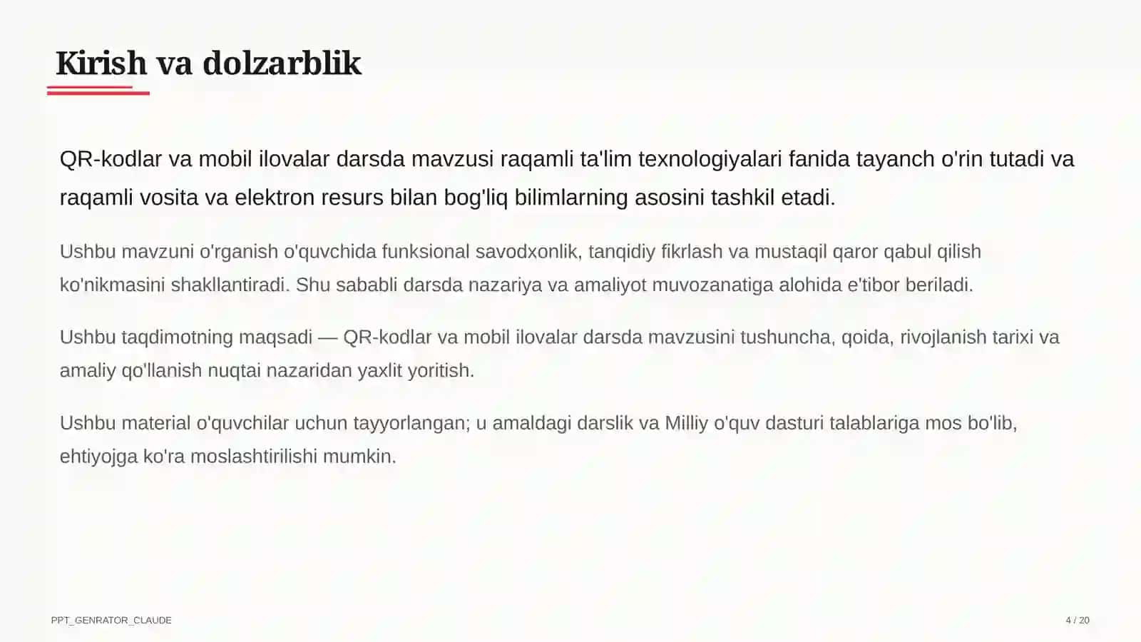 QR-kodlar va mobil ilovalar darsda 4