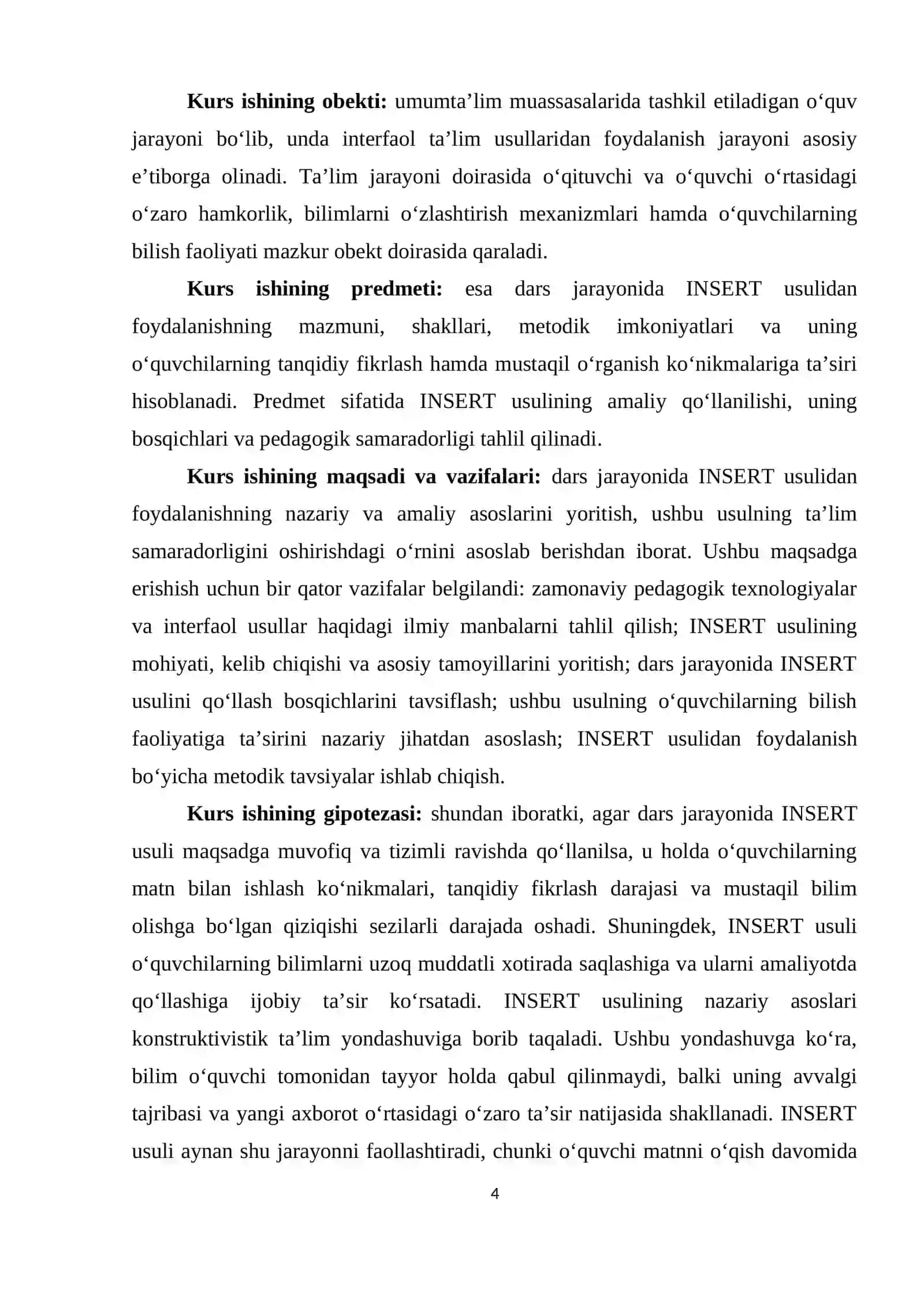 INSERT USULI VA UNING DIDAKTIK IMKONIYATLARI 4