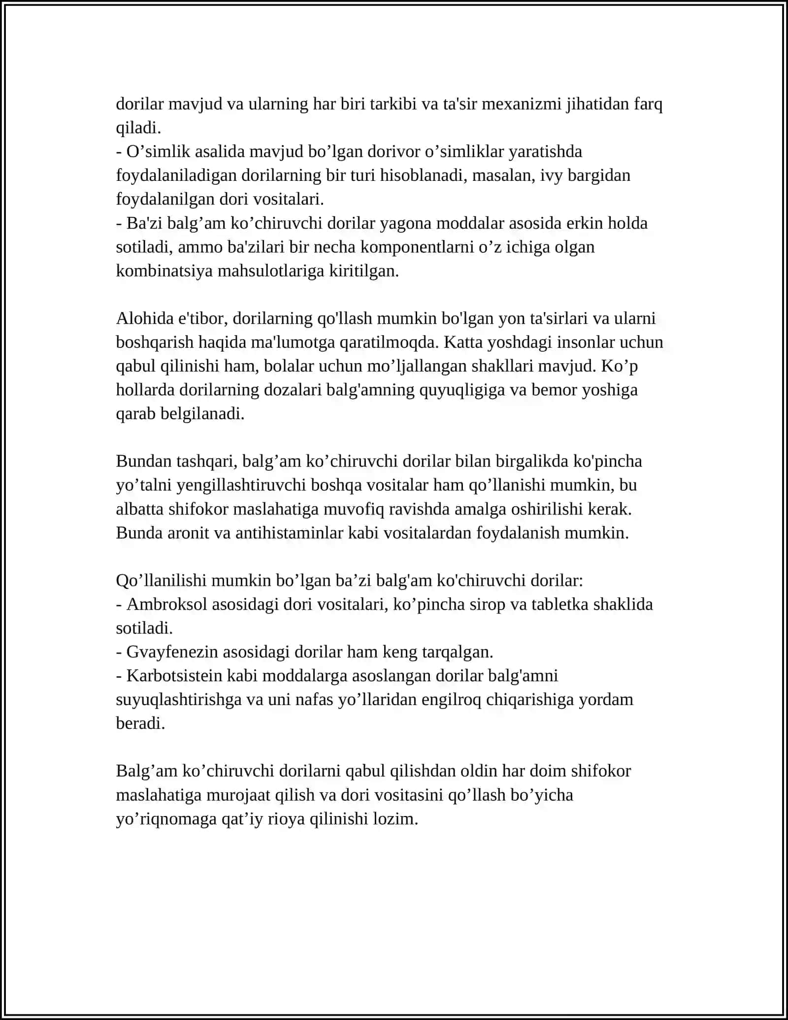 BALG’AM KO’CHIRUVCHI ZAMONAVIY DORI VOSITALARI 4