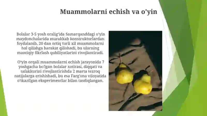 O'yin tushunchasi 4